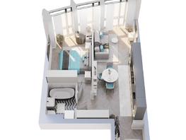 Продается 1-комнатная квартира ЖК Звезды, дом 3, 51.04  м&sup2;, 14516000 рублей