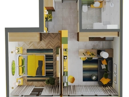 Продается 1-комнатная квартира ЖК Стрижи Сити, блок-секции 6,7, 40.9  м&sup2;, 9462200 рублей