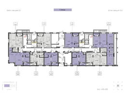 Продается 2-комнатная квартира ЖК Зенит, 3 этап, 53.61  м&sup2;, 7773450 рублей