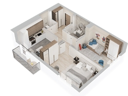 Продается 2-комнатная квартира  ЖиВой комплекс на Кузьмихе, 60.38  м&sup2;, 11400000 рублей