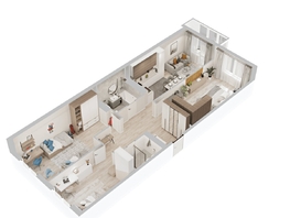 Продается 3-комнатная квартира  ЖиВой комплекс на Кузьмихе, 98.95  м&sup2;, 12900000 рублей