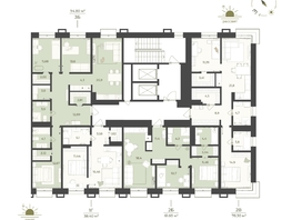 Продается 2-комнатная квартира ЖК Верба, 76.3  м&sup2;, 18998700 рублей