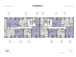 Продается 2-комнатная квартира ЖК Зенит, 3 этап, 59.53  м&sup2;, 8512790 рублей
