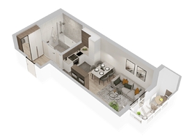Продается 1-комнатная квартира  ЖиВой комплекс на Кузьмихе, 32.78  м&sup2;, 5500000 рублей