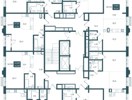 Продается 2-комнатная квартира ЖК Бродский, 1-я очередь, 63.02  м&sup2;, 13670000 рублей