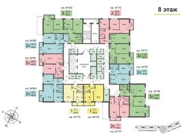 Продается 1-комнатная квартира ЖК Планета, корпус 2, 35.6  м², 5161072 рублей
