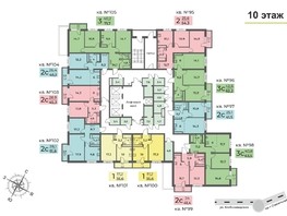 Продается 2-комнатная квартира ЖК Планета, корпус 2, 45.3  м², 6347143 рублей