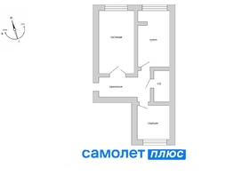 Продается 2-комнатная квартира Патриотов ул, 48.3  м², 4500000 рублей
