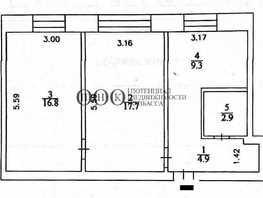 Продается 2-комнатная квартира Парковая ул, 51.4  м², 3850000 рублей