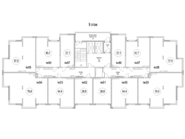 Продается 1-комнатная квартира ЖК Сити-парк, дом 9, 40.7  м², 4761900 рублей