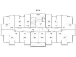 Продается 1-комнатная квартира ЖК Сити-парк, дом 9, 44.4  м², 5439000 рублей