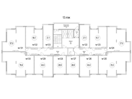 Продается 3-комнатная квартира ЖК Сити-парк, дом 5, 76.6  м², 9123060 рублей