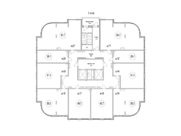 Продается 3-комнатная квартира ЖК Панорама, (Октябрьский, 32а к.2), 84.7  м², 12633005 рублей