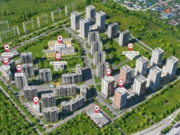 Продается 1-комнатная квартира ЖК Верхний бульвар-2, дом 53 корп 2, 37.5  м², 5630000 рублей