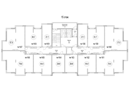 Продается 1-комнатная квартира ЖК Сити-парк, дом 9, 40.7 м², 5229950 рублей