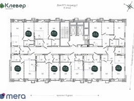 Продается 2-комнатная квартира ЖК Клевер, 38.98  м², 6516000 рублей