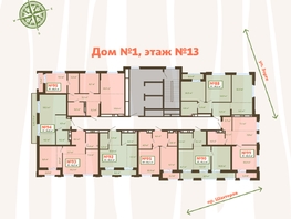 Продается 1-комнатная квартира ЖК Флора, Зорге, 19А, 33  м², 5190900 рублей
