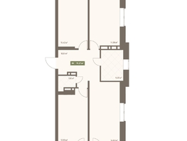 Продается 3-комнатная квартира ЖК НОВА на Московском, 78.27  м&sup2;, 11623116 рублей
