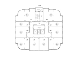 Продается 1-комнатная квартира ЖК Панорама, (Октябрьский, 32а к.2), 49.7  м², 7748230 рублей
