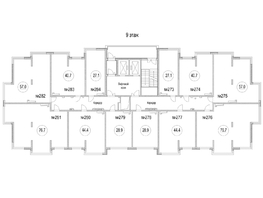 Продается 3-комнатная квартира ЖК Новоильинка, 76.7  м&sup2;, 11236550 рублей
