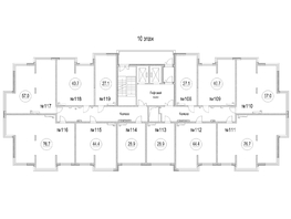 Продается 1-комнатная квартира ЖК Новоильинка, 2 этап, 44.4  м&sup2;, 6682200 рублей