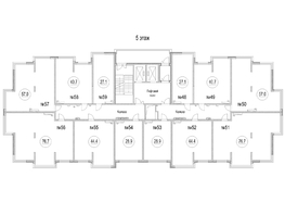 Продается 1-комнатная квартира ЖК Новоильинка, 2 этап, 44.4  м&sup2;, 6615600 рублей