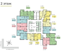 Продается 3-комнатная квартира ЖК Планета, корпус 3, 71.7  м&sup2;, 9321000 рублей