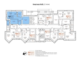 Продается 3-комнатная квартира ЖК Кузнецкий, дом 9, 76.1  м&sup2;, 9905600 рублей