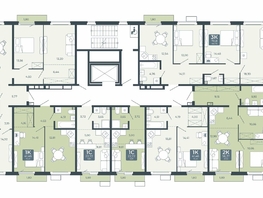 Продается 3-комнатная квартира ЖК Дом в Мичуринском, корпус 2.2, 78.8 м², 7543940 рублей