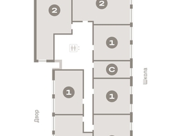 Продается 2-комнатная квартира ЖК Европейский берег, дом 45, 66.25 м², 10350000 рублей