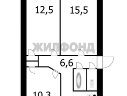 Продается 3-комнатная квартира Энгельса ул, 56.3  м&sup2;, 3850000 рублей