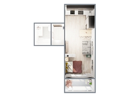 Продается 1-комнатная квартира ЖК Самоцветы, Бирюза дом 2, 32.4 м², 4890000 рублей