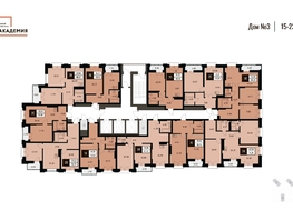 Продается 2-комнатная квартира ЖК Академия, дом 3, 42.2  м², 9270000 рублей