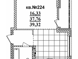 Продается Студия ЖК  Римский квартал, 2 очередь, 41.29  м², 8666931 рублей