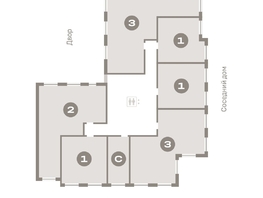 Продается 1-комнатная квартира ЖК Пшеница, дом 2.1, 50.45 м², 7000000 рублей