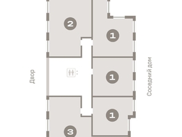 Продается 3-комнатная квартира ЖК Пшеница, дом 2.1, 119.52 м², 20070000 рублей