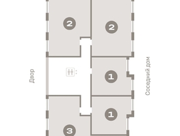 Продается 2-комнатная квартира ЖК Пшеница, дом 2.1, 65.19 м², 9650000 рублей