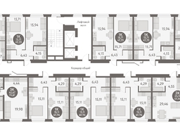 Продается 2-комнатная квартира ЖК Первый на Титова, 57 м², 6304100 рублей
