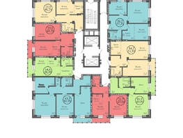 Продается 2-комнатная квартира ЖК Red Fox (Ред Фокс) , дом 6/1, 42 м², 6420000 рублей
