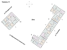 Продается 1-комнатная квартира ЖК Страна.Тополевая, корпус 2, 45.62  м², 9100000 рублей