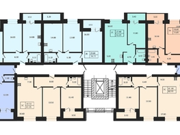 Продается 2-комнатная квартира ЖК Квартал на Большой, дом 1, 56.7  м², 6220000 рублей