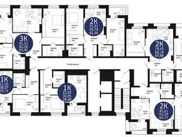 Продается 2-комнатная квартира ЖК Первый на Рябиновой, 69.86 м², 9139836 рублей