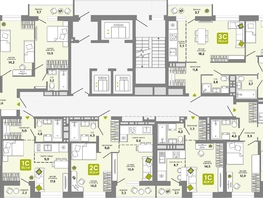 Продается 4-комнатная квартира ЖК Счастливый квартал, дом 2, 79.8 м², 10590000 рублей