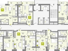 Продается 2-комнатная квартира ЖК Счастливый квартал, дом 2, 46.9 м², 7290000 рублей