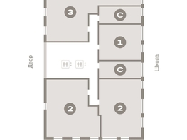 Продается 1-комнатная квартира ЖК Европейский берег, дом 45, 50.39 м², 8540000 рублей