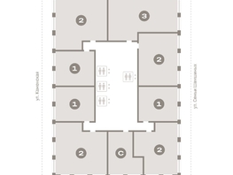 Продается 1-комнатная квартира ЖК Мылзавод, дом 9, 45.33  м², 9300000 рублей