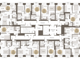 Продается 3-комнатная квартира ЖК Urban-peaks (Урбан Пикс), 56.74  м², 8059900 рублей