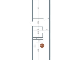 Продается 2-комнатная квартира ЖК 19/56 Кварталы Телецентра, сек 6, 40.37 м², 6990000 рублей
