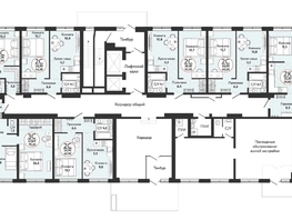 Продается 2-комнатная квартира ЖК Одоевский, дом 1, 59.8  м², 6066800 рублей