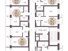 Продается Студия ЖК Зеленый город, дом 1, 30.2 м², 5015700 рублей